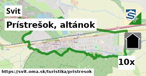 Prístrešok, altánok, Svit