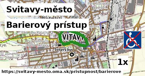 barierový prístup v Svitavy-město