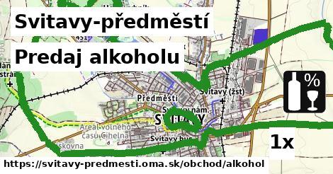 predaj alkoholu v Svitavy-předměstí