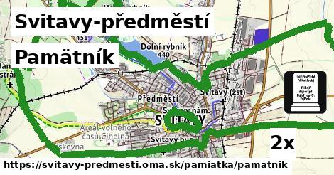 pamätník v Svitavy-předměstí