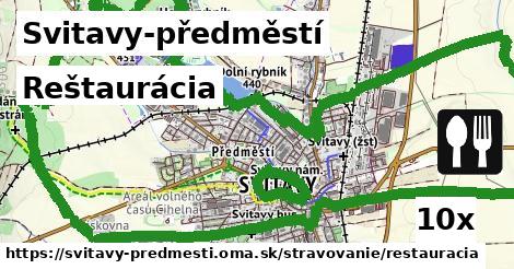 Reštaurácia, Svitavy-předměstí