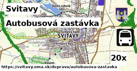 autobusová zastávka v Svitavy