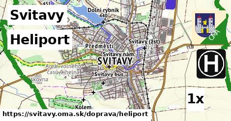 heliport v Svitavy