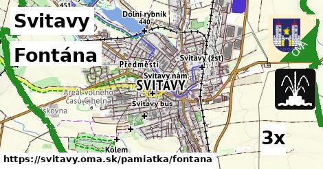 fontána v Svitavy