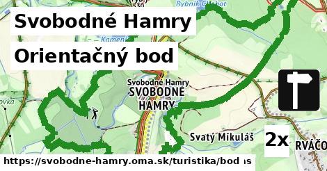 orientačný bod v Svobodné Hamry