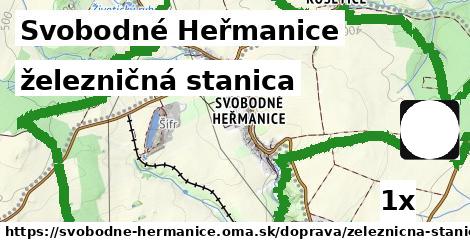 železničná stanica, Svobodné Heřmanice