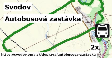 autobusová zastávka v Svodov