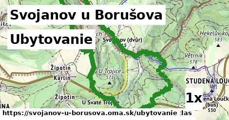 ubytovanie v Svojanov u Borušova