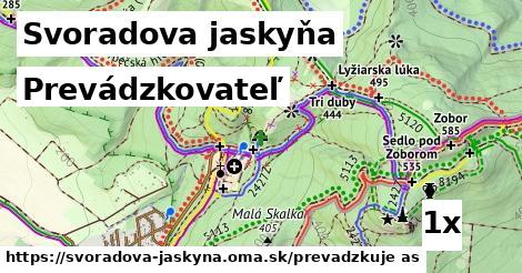 prevádzkovateľ v Svoradova jaskyňa