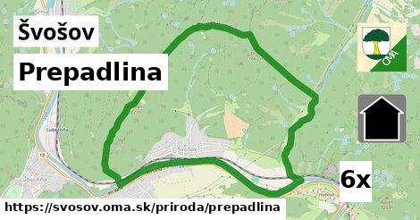 Prepadlina, Švošov