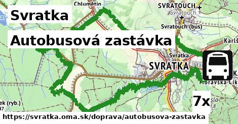 Autobusová zastávka, Svratka