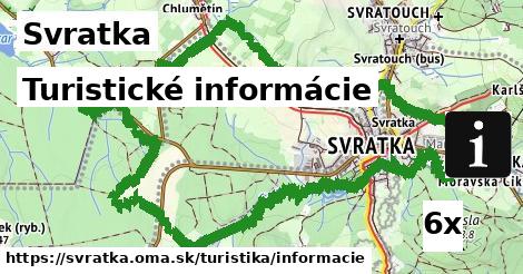 Turistické informácie, Svratka