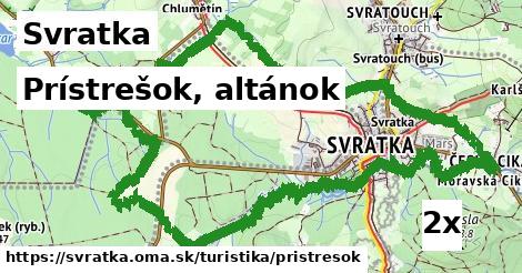 Prístrešok, altánok, Svratka