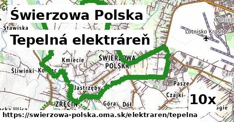 tepelná elektráreň v Świerzowa Polska