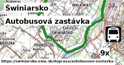 Autobusová zastávka, Świniarsko