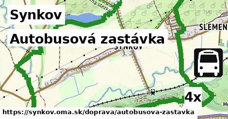 Autobusová zastávka, Synkov