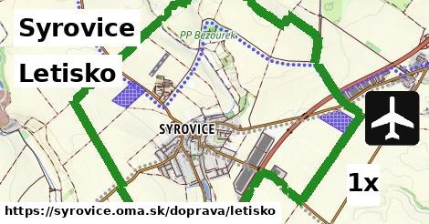 Letisko, Syrovice