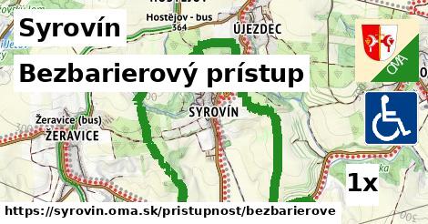 Bezbarierový prístup, Syrovín