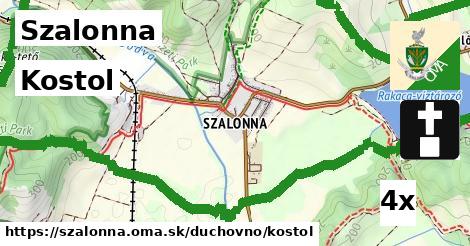 Kostol, Szalonna