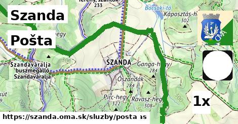 Pošta, Szanda