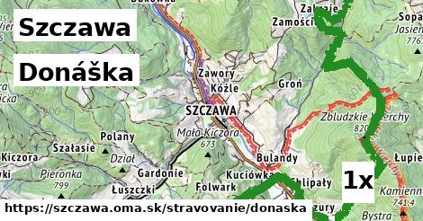 donáška v Szczawa