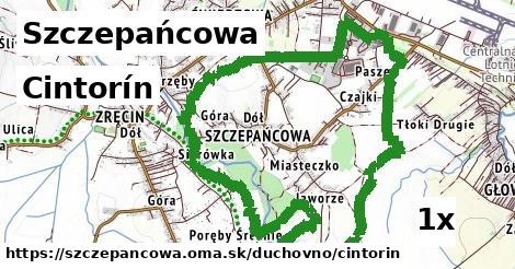 Cintorín, Szczepańcowa