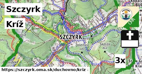 Kríž, Szczyrk