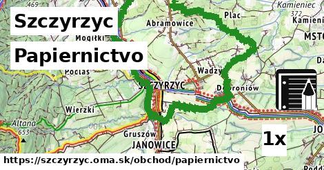 Papiernictvo, Szczyrzyc