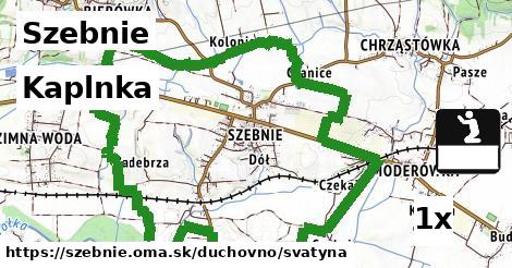 Kaplnka, Szebnie