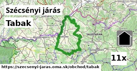 Tabak, Szécsényi járás