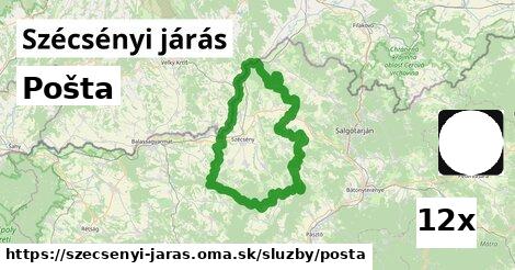 Pošta, Szécsényi járás