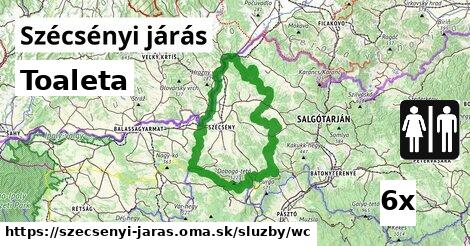 Toaleta, Szécsényi járás