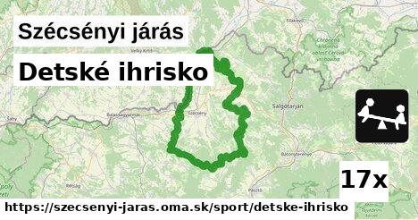 Detské ihrisko, Szécsényi járás