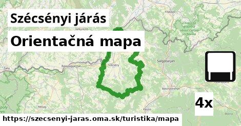 Orientačná mapa, Szécsényi járás