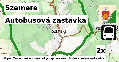 Autobusová zastávka, Szemere