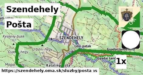 Pošta, Szendehely