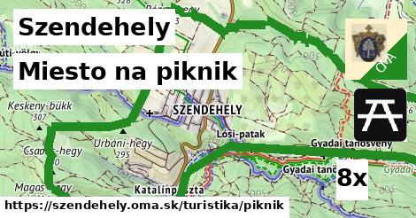 miesto na piknik v Szendehely