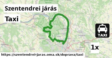 Taxi, Szentendrei járás