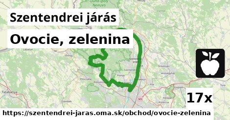 Ovocie, zelenina, Szentendrei járás