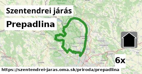 Prepadlina, Szentendrei járás