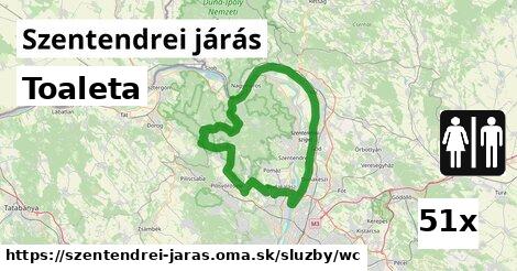 Toaleta, Szentendrei járás