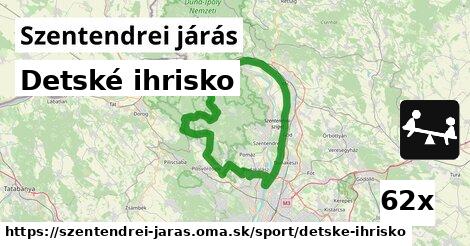 detské ihrisko v Szentendrei járás