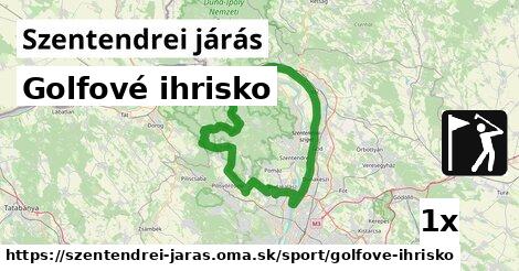 Golfové ihrisko, Szentendrei járás