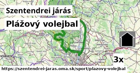 plážový volejbal v Szentendrei járás