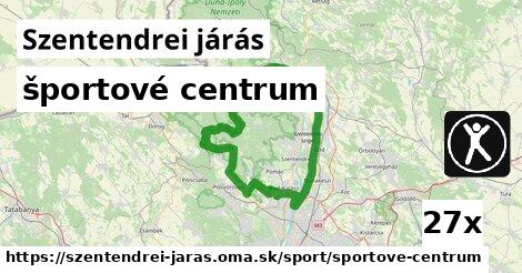 športové centrum v Szentendrei járás