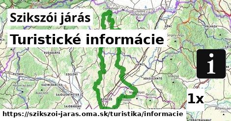 Turistické informácie, Szikszói járás