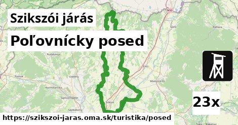 Poľovnícky posed, Szikszói járás