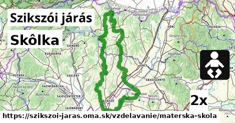 Skôlka, Szikszói járás
