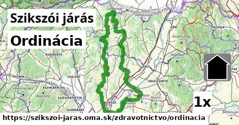 Ordinácia, Szikszói járás