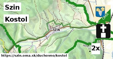 Kostol, Szin